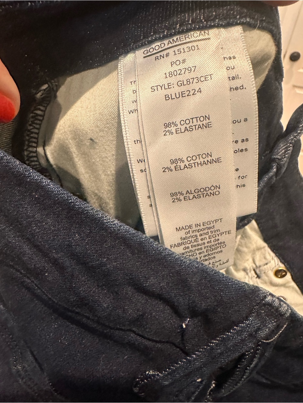 Always Fits Good Classic Straight Leg Jeans High-Rise Slim Straight Jeans 6 - Picture 5 of 12